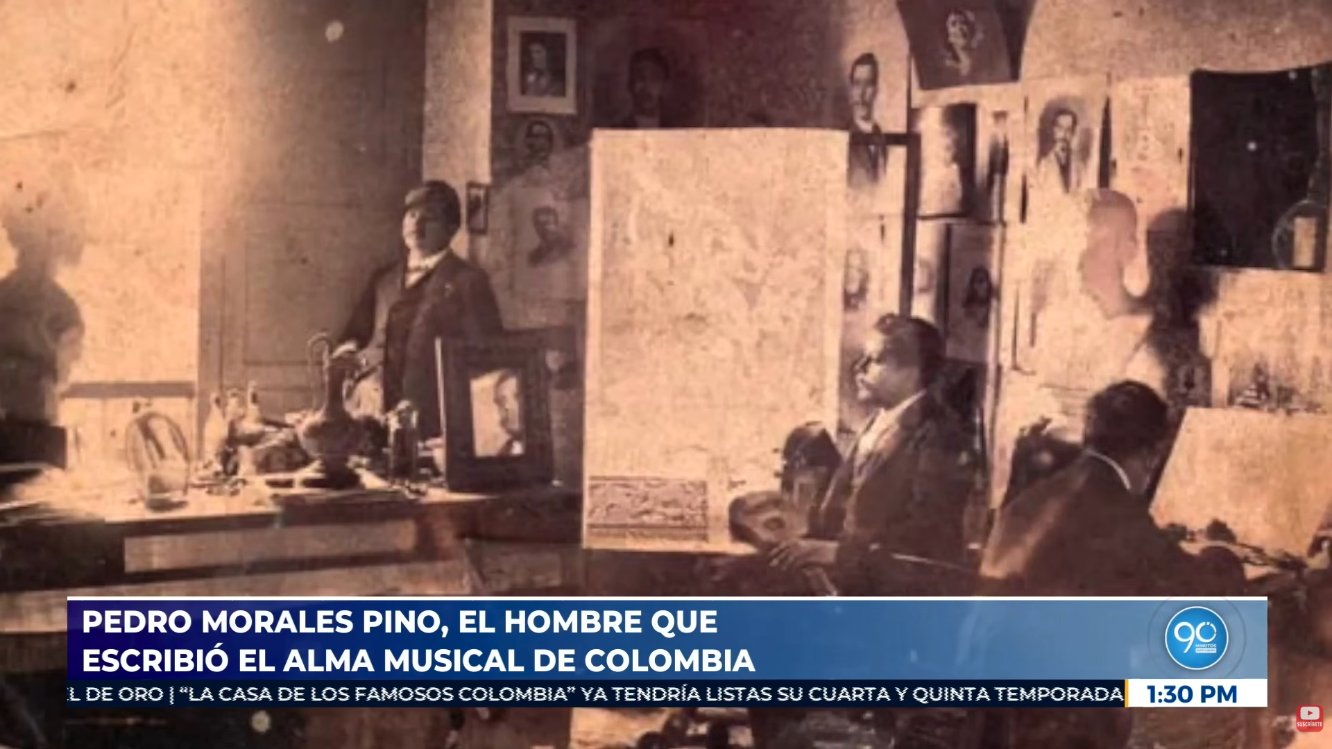 Noticia 90 minutos - homenaje a Pedro Morales Pino
